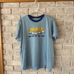 Blue Homer Graphic T-Shirt